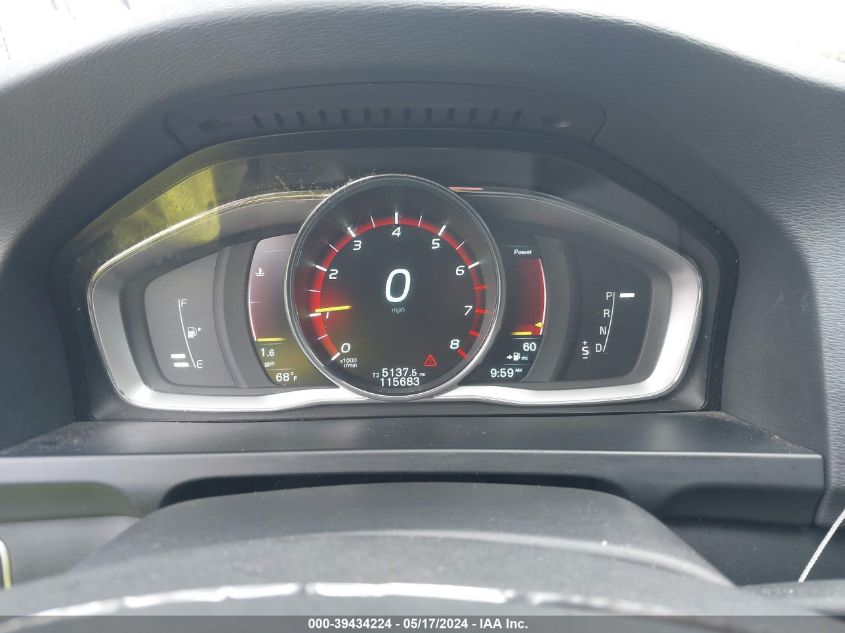 2016 Volvo S60 T5 Drive-E Premier VIN: YV126MFK4G2401552 Lot: 39434224