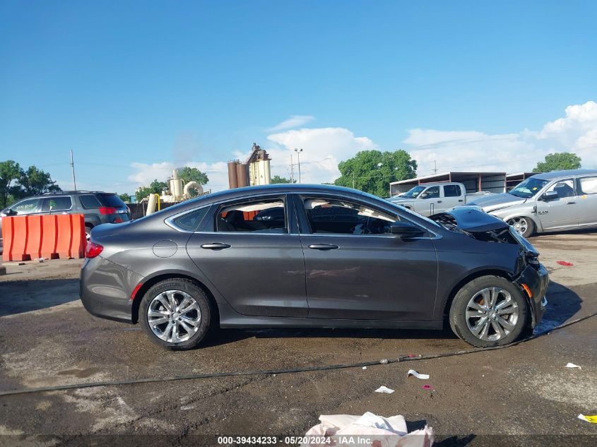 2015 Chrysler 200 Limited VIN: 1C3CCCAB6FN679472 Lot: 39434233