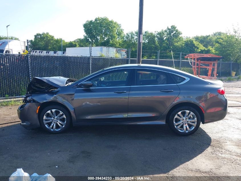 2015 Chrysler 200 Limited VIN: 1C3CCCAB6FN679472 Lot: 39434233