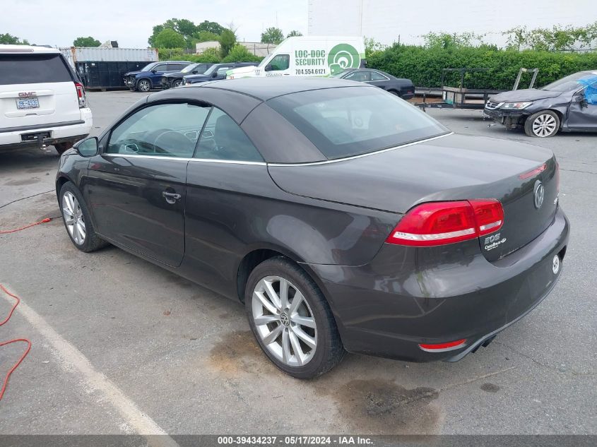 2012 Volkswagen Eos Komfort VIN: WVWBW7AH8CV003000 Lot: 39434237