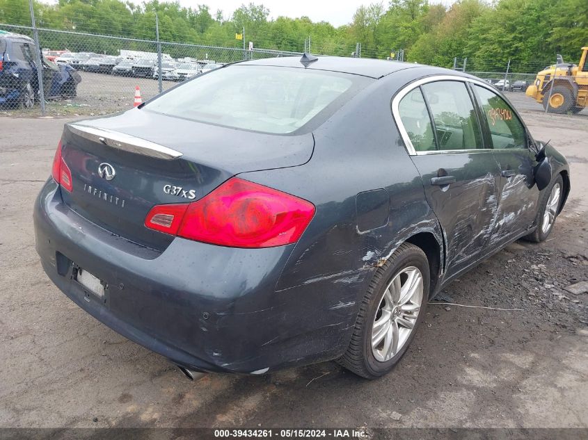 2010 Infiniti G37X VIN: JN1CV6AR7AM459389 Lot: 39434261