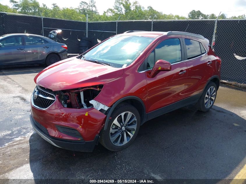 2022 Buick Encore Preferred VIN: KL4CJESM7NB547702 Lot: 39434269