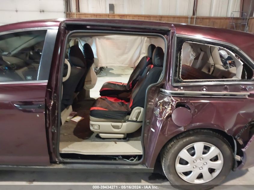 2011 Honda Odyssey Lx VIN: 5FNRL5H21BB007609 Lot: 39434271