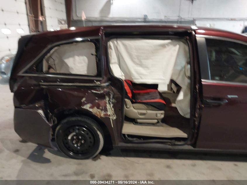 2011 Honda Odyssey Lx VIN: 5FNRL5H21BB007609 Lot: 39434271