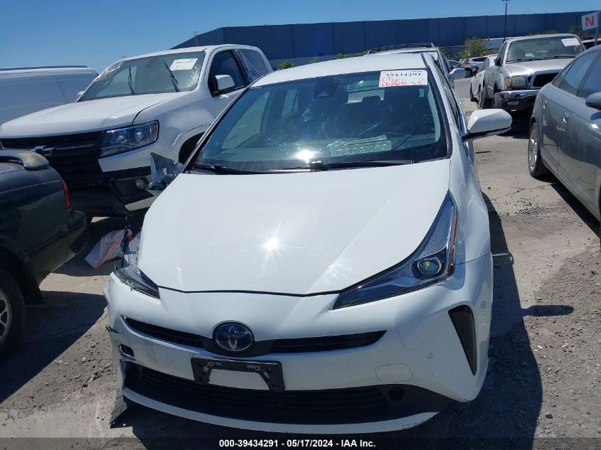 2020 Toyota Prius Le VIN: JTDKARFU4L3122013 Lot: 39434291