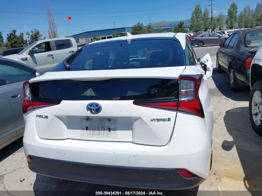 2020 Toyota Prius Le VIN: JTDKARFU4L3122013 Lot: 39434291