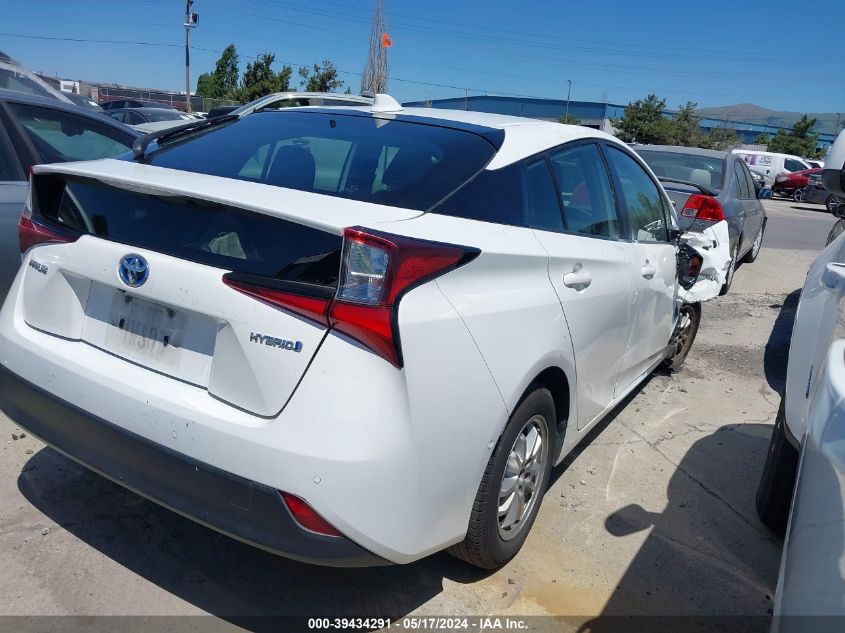 2020 Toyota Prius Le VIN: JTDKARFU4L3122013 Lot: 39434291