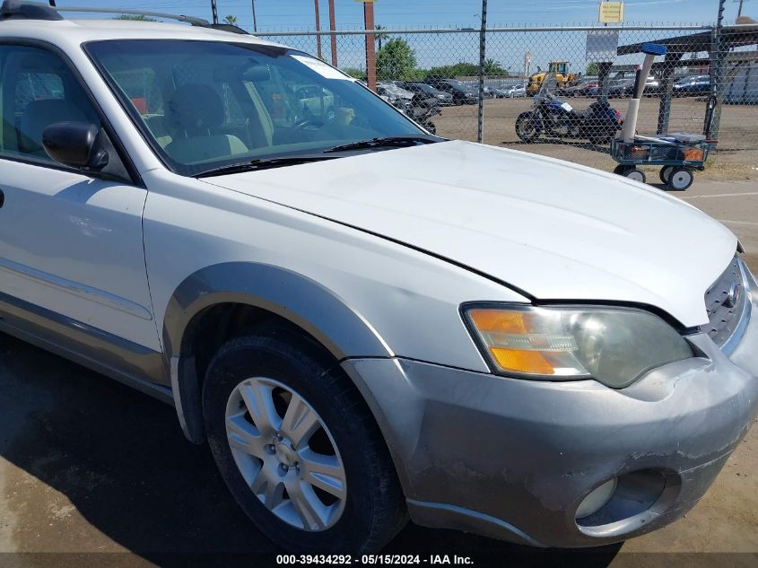 2005 Subaru Outback 2.5I VIN: 4S4BP61C457388778 Lot: 39434292