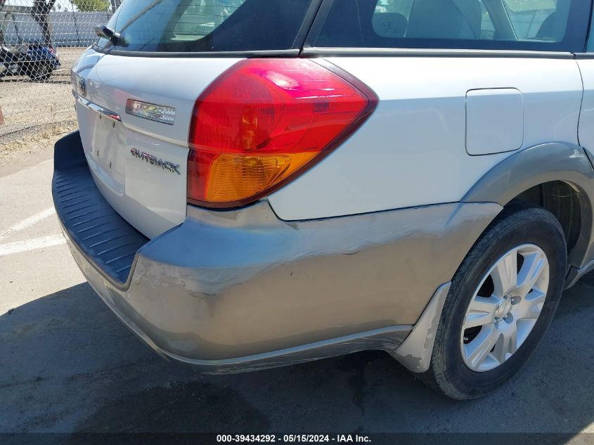 2005 Subaru Outback 2.5I VIN: 4S4BP61C457388778 Lot: 39434292