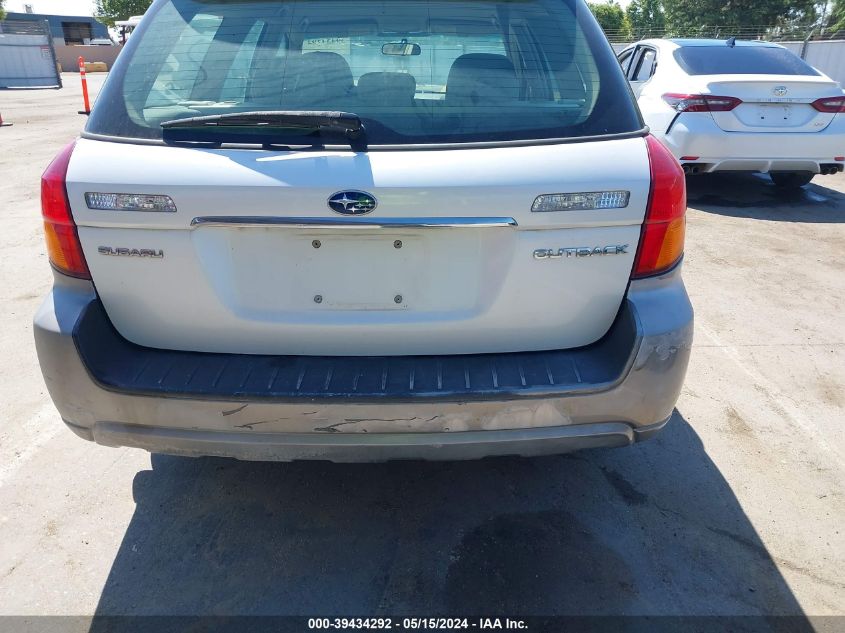 2005 Subaru Outback 2.5I VIN: 4S4BP61C457388778 Lot: 39434292