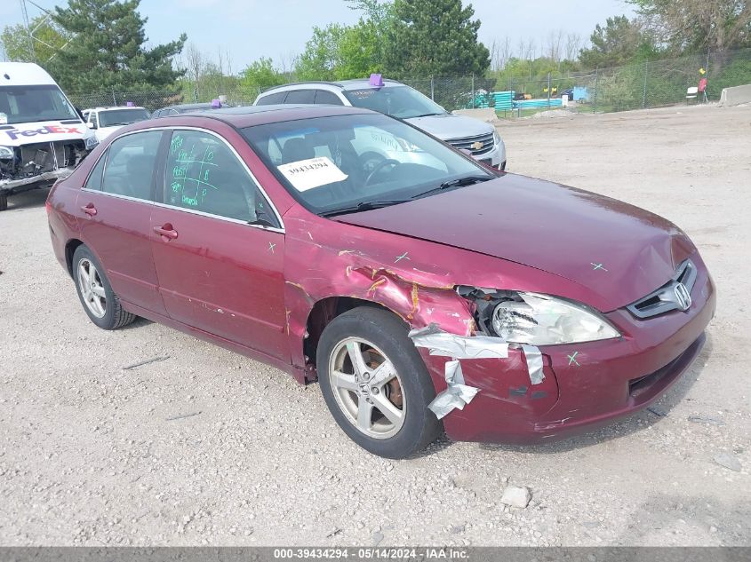 2005 Honda Accord 2.4 Ex VIN: 1HGCM56865A182222 Lot: 39434294