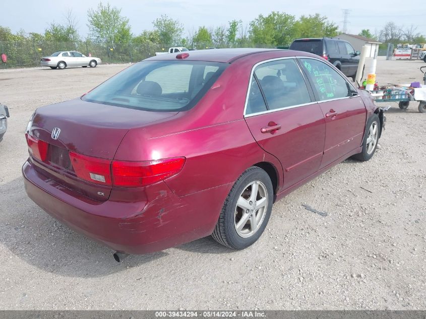 2005 Honda Accord 2.4 Ex VIN: 1HGCM56865A182222 Lot: 39434294