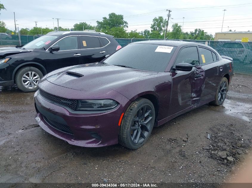 2022 Dodge Charger Gt Rwd VIN: 2C3CDXHG9NH221499 Lot: 39434304