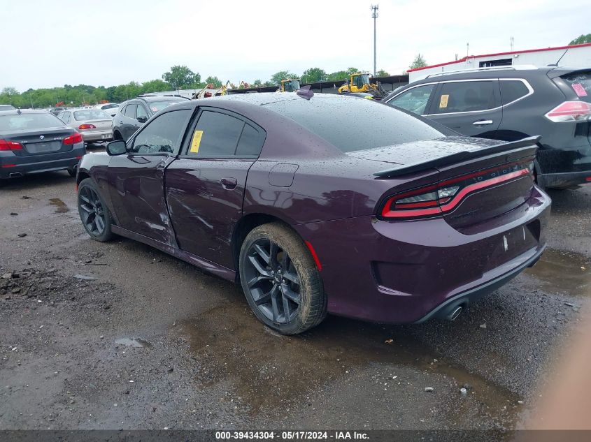 2022 Dodge Charger Gt Rwd VIN: 2C3CDXHG9NH221499 Lot: 39434304