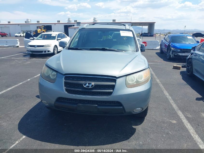 2007 Hyundai Santa Fe Limited/Se VIN: 5NMSH13E87H035507 Lot: 39434305