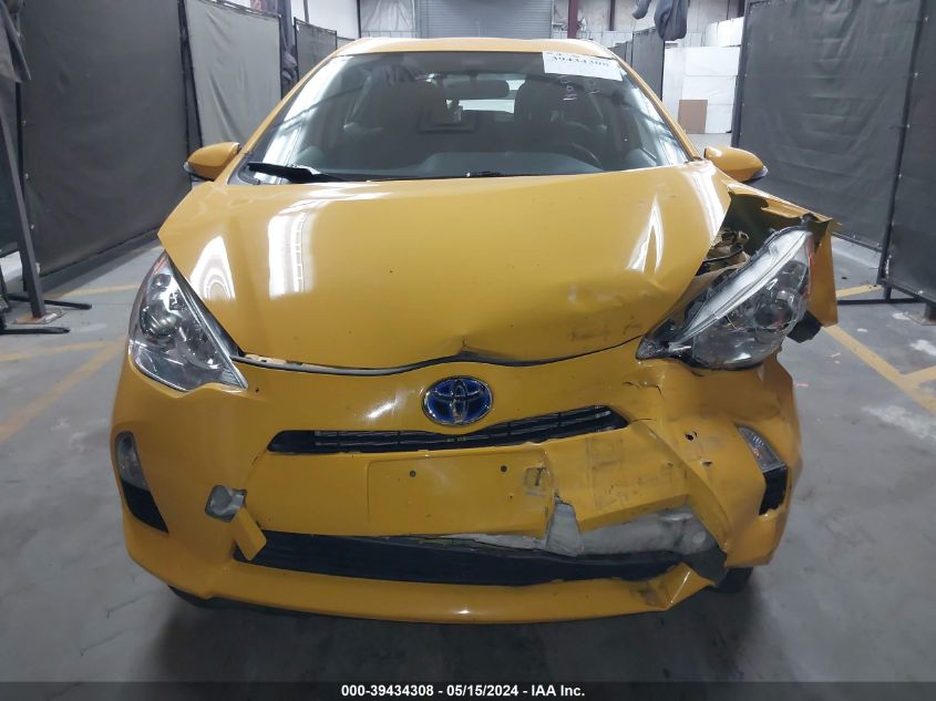 2014 Toyota Prius C Two VIN: JTDKDTB34E1078112 Lot: 39434308