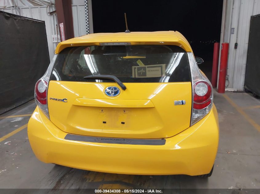 2014 Toyota Prius C Two VIN: JTDKDTB34E1078112 Lot: 39434308