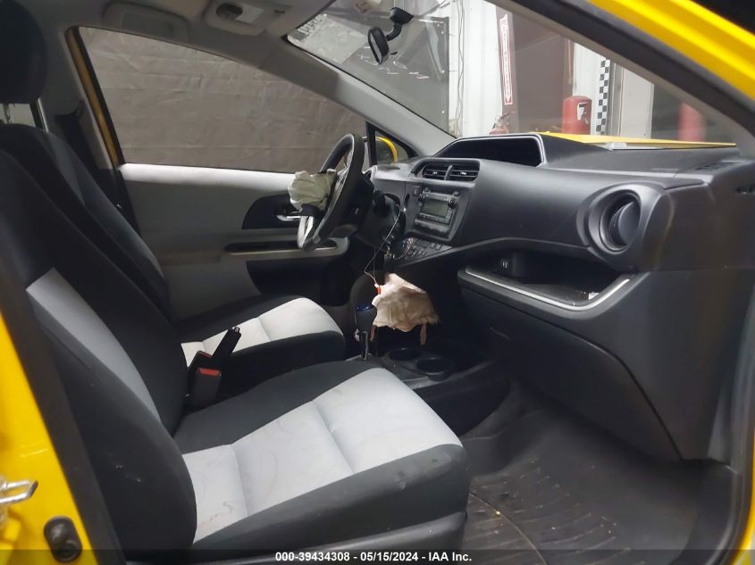 2014 Toyota Prius C VIN: JTDKDTB34E1078112 Lot: 39434308