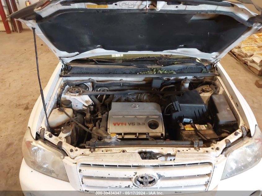 2006 Toyota Highlander V6 VIN: JTEEP21A660159288 Lot: 39434347