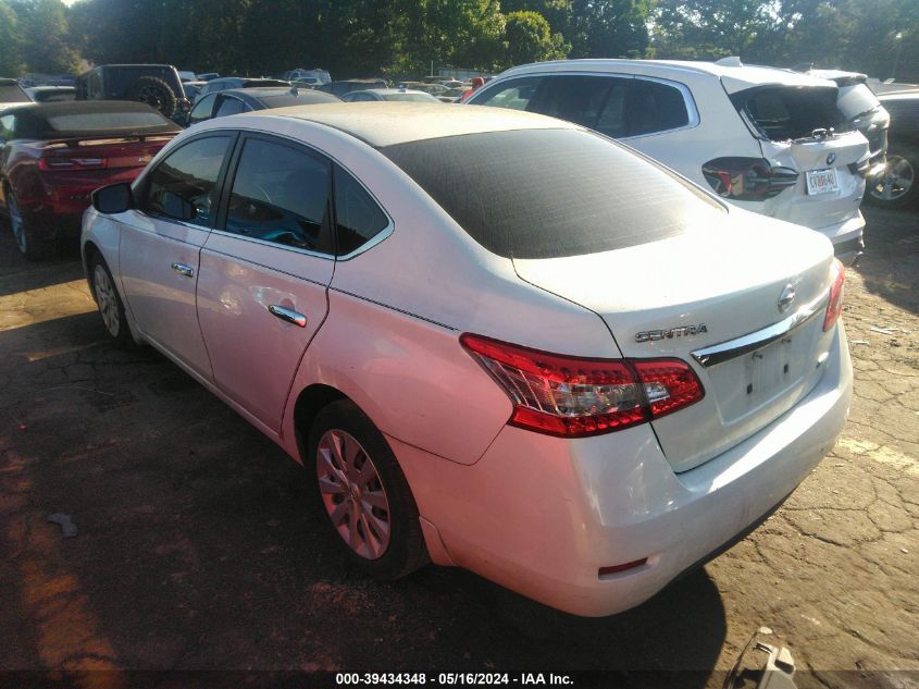 2013 NISSAN SENTRA S/SV/SR/SL - 3N1AB7AP6DL622858