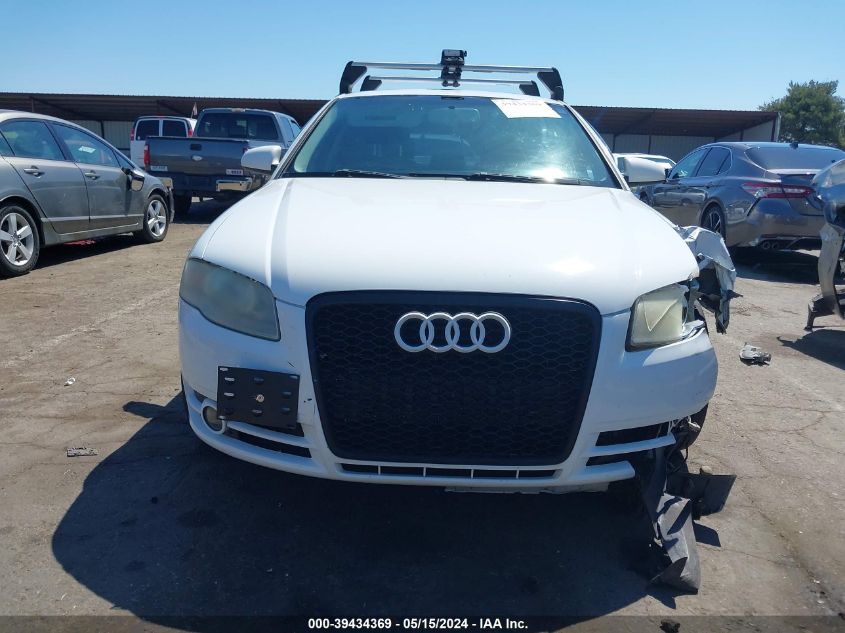 2007 Audi A4 2.0T VIN: WAUDF98E27A056933 Lot: 39434369