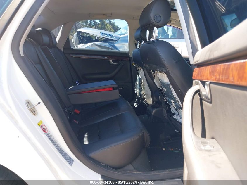 2007 Audi A4 2.0T VIN: WAUDF98E27A056933 Lot: 39434369