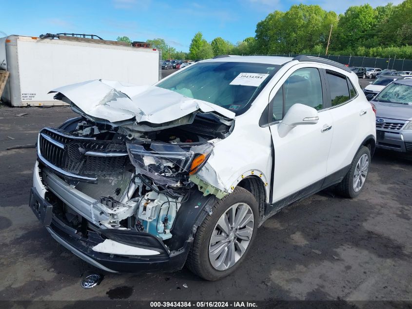 2018 Buick Encore Preferred VIN: KL4CJESB1JB586746 Lot: 39434384