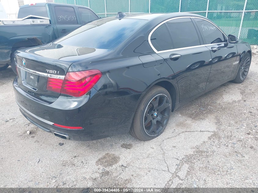 2015 BMW 750I xDrive VIN: WBAYB6C53FD966025 Lot: 39434405