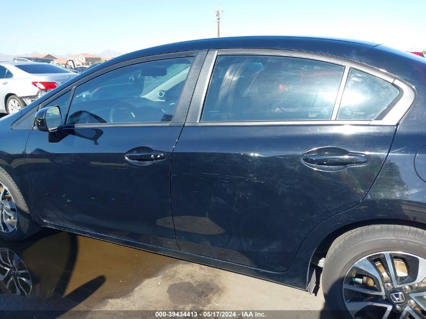 2014 Honda Civic Ex VIN: 19XFB2F86EE274184 Lot: 39434413