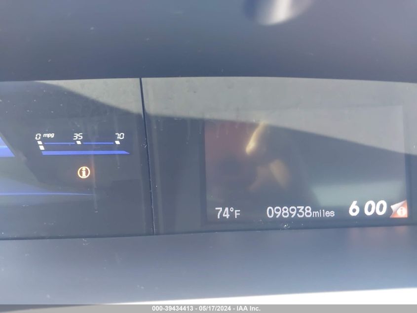 2014 Honda Civic Ex VIN: 19XFB2F86EE274184 Lot: 39434413