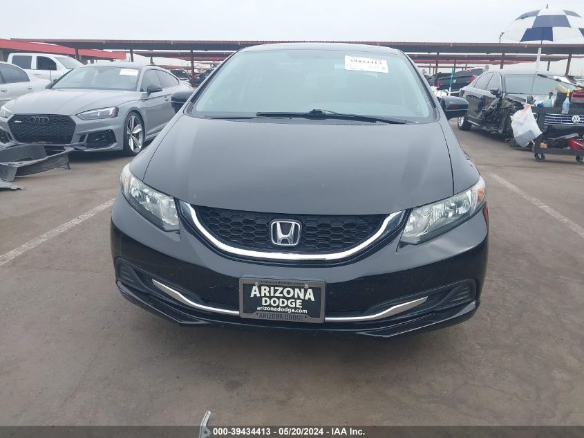 2014 Honda Civic Ex VIN: 19XFB2F86EE274184 Lot: 39434413