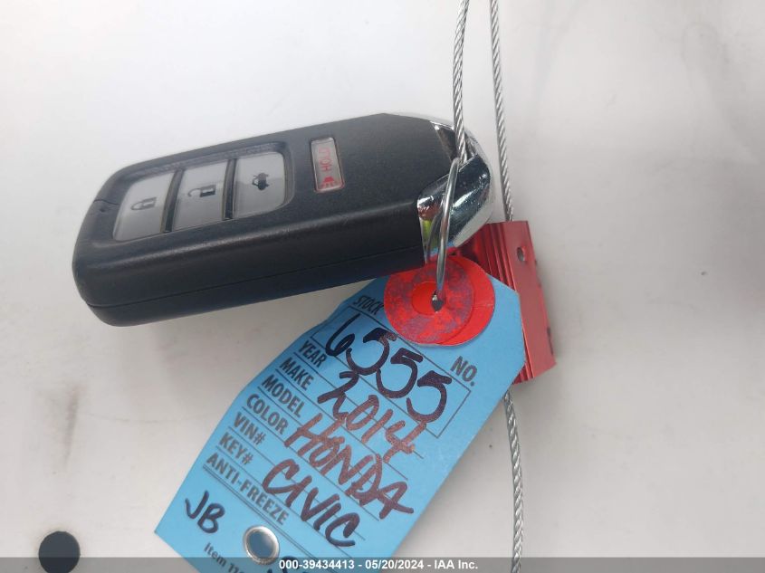 2014 Honda Civic Ex VIN: 19XFB2F86EE274184 Lot: 39434413