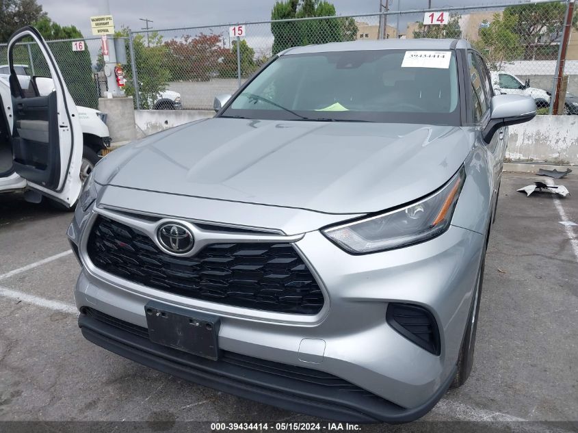 2021 Toyota Highlander L VIN: 5TDCZRAH2MS524720 Lot: 39434414