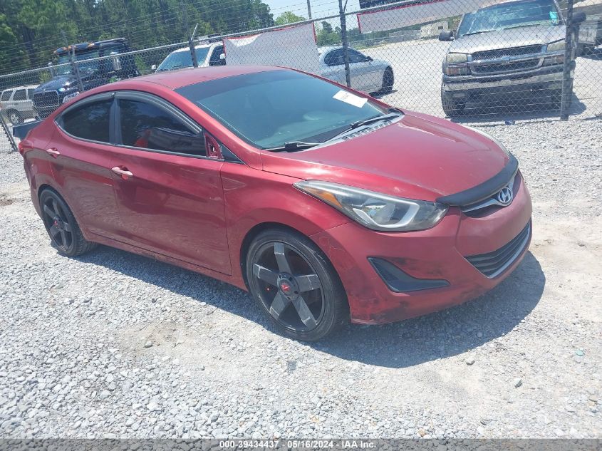 2014 Hyundai Elantra Se/Sport/Limited VIN: 5NPDH4AE7EH491009 Lot: 39434437