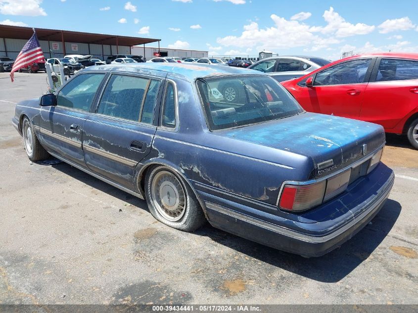 1989 Lincoln Continental Signature VIN: 1LNLM9848KY781792 Lot: 39434441