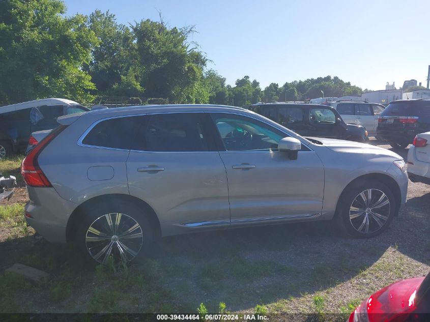 2022 Volvo Xc60 B5 Inscription VIN: YV4L12RL6N1977645 Lot: 39434464