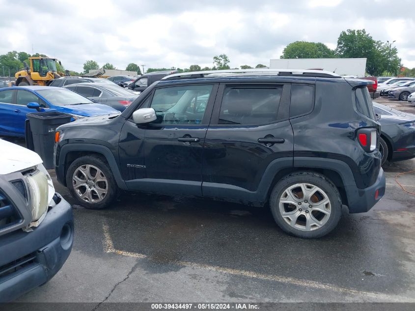 2016 Jeep Renegade Limited VIN: ZACCJADT8GPC59568 Lot: 39434497