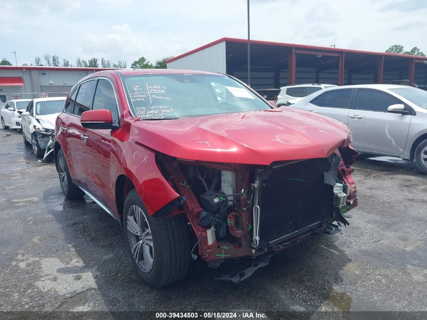 2019 Acura Mdx Standard VIN: 5J8YD3H30KL000073 Lot: 39434503