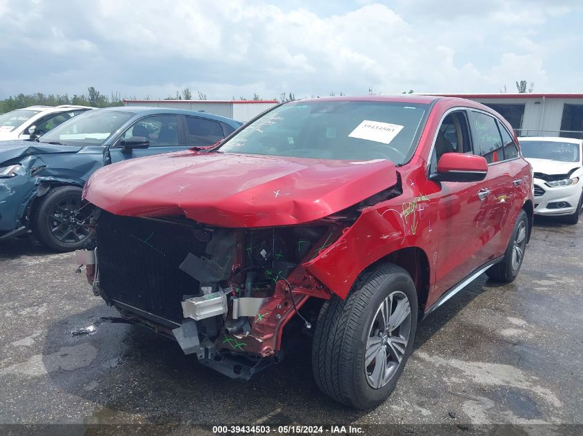 2019 Acura Mdx Standard VIN: 5J8YD3H30KL000073 Lot: 39434503