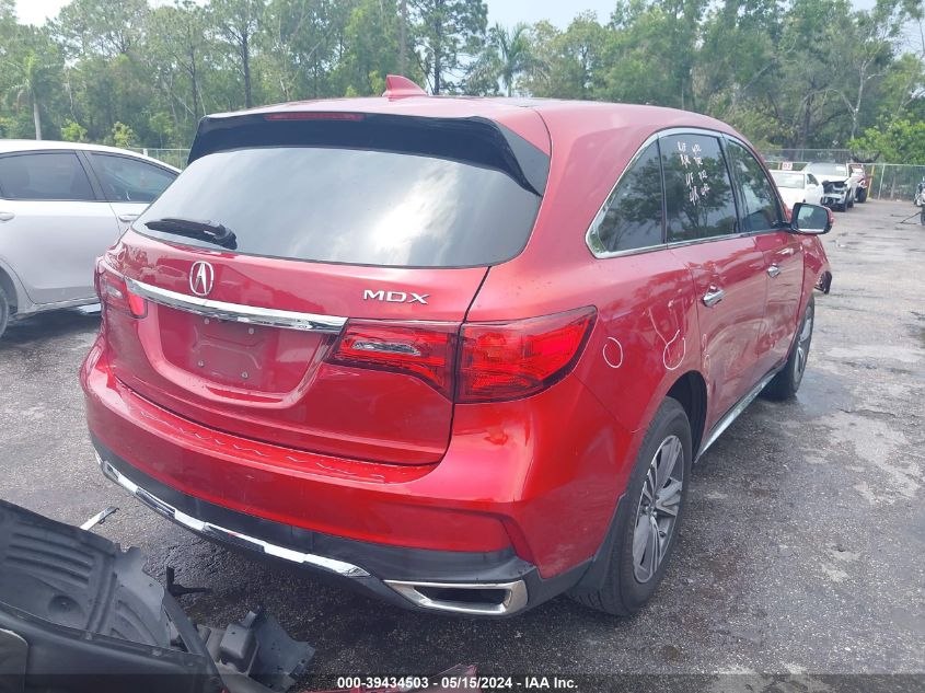 2019 Acura Mdx Standard VIN: 5J8YD3H30KL000073 Lot: 39434503