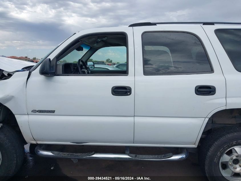 2001 Chevrolet Tahoe Ls VIN: 1GNEK13T21J187692 Lot: 39434521