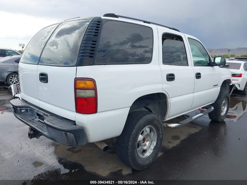 2001 Chevrolet Tahoe Ls VIN: 1GNEK13T21J187692 Lot: 39434521