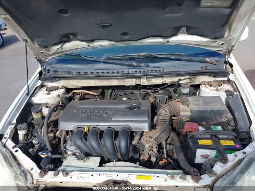 2003 Toyota Corolla Le VIN: 2T1BR38E33C099326 Lot: 39434530