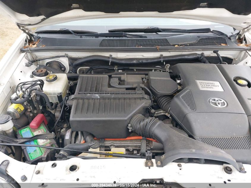 2007 Toyota Highlander Hybrid V6 VIN: JTEHW21A570048863 Lot: 39434539