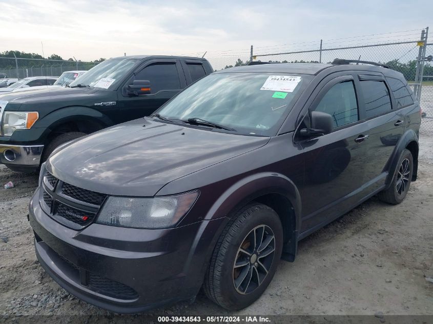 2017 Dodge Journey Se VIN: 3C4PDCAB0HT707649 Lot: 39434543