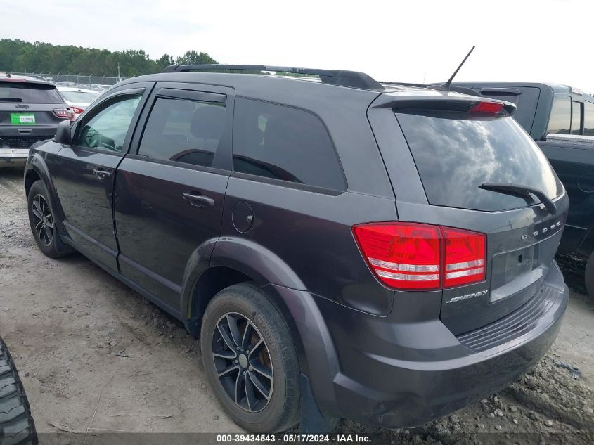 2017 Dodge Journey Se VIN: 3C4PDCAB0HT707649 Lot: 39434543