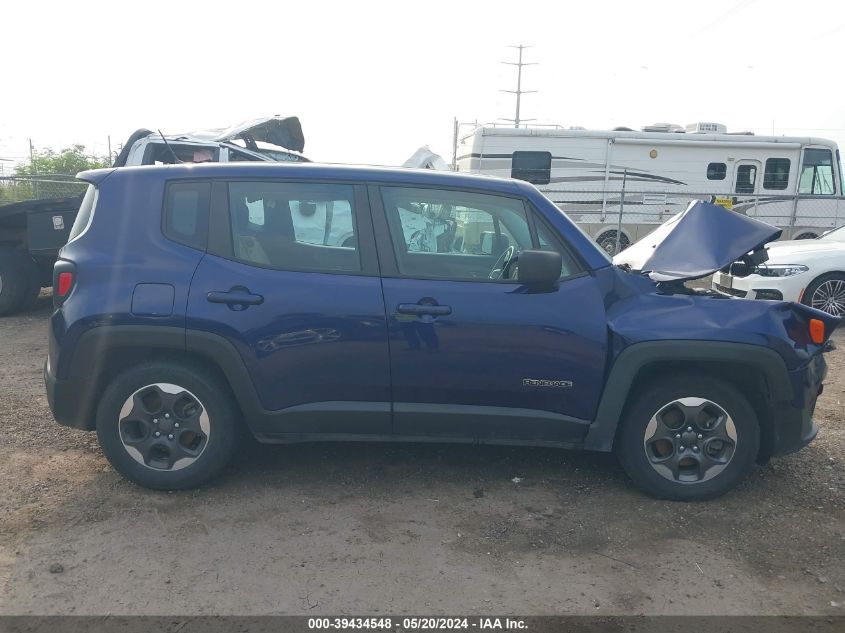 2016 Jeep Renegade Sport VIN: ZACCJAAT7GPD86462 Lot: 39434548