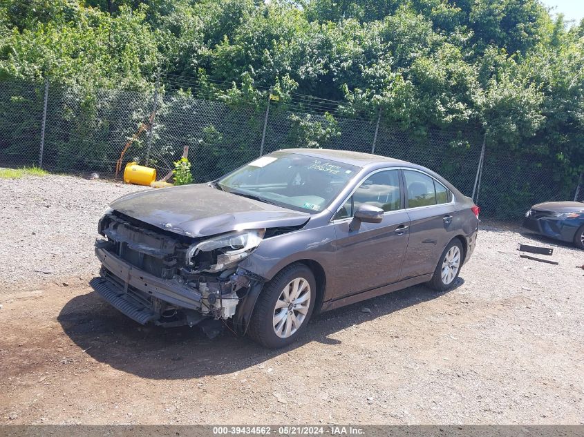 2015 Subaru Legacy 2.5I Premium VIN: 4S3BNAH69F3056843 Lot: 39434562