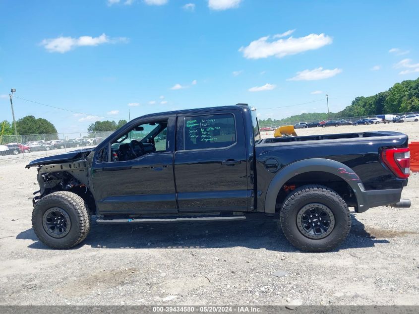 2022 Ford F-150 Raptor VIN: 1FTFW1RG2NFA02805 Lot: 39434580