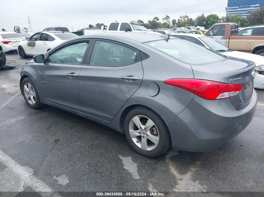 2011 Hyundai Elantra Gls VIN: 5NPDH4AE7BH055675 Lot: 39434588